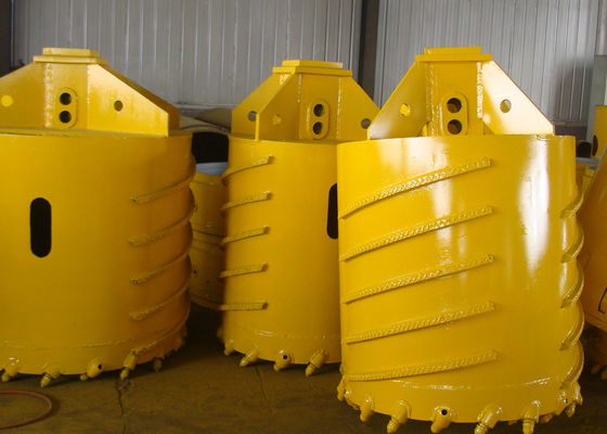 ব্যাস 1000 মিমি 12 পিসি দাঁত কোর ব্যারেল ফাউন্ডেশন ড্রিলের জন্য